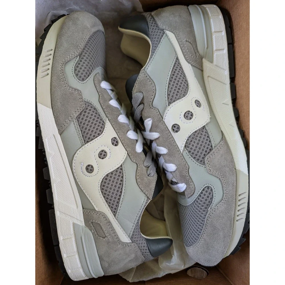 Mens Size 8 - Saucony Shadow 5000 Made in Italy Grey/White Shoes S70723-1 NEW